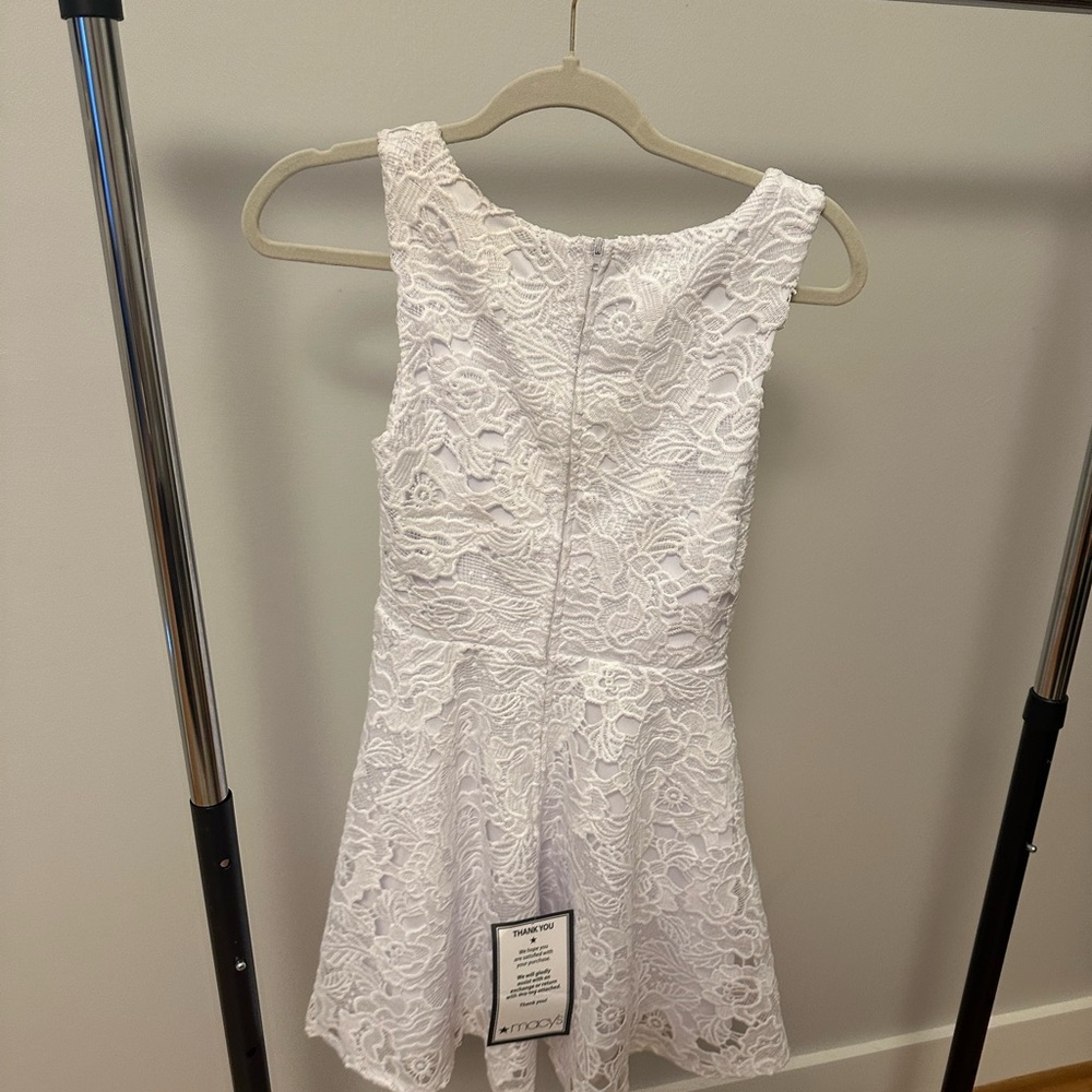 Macy's White Lace Dress - Picture 2 of 2